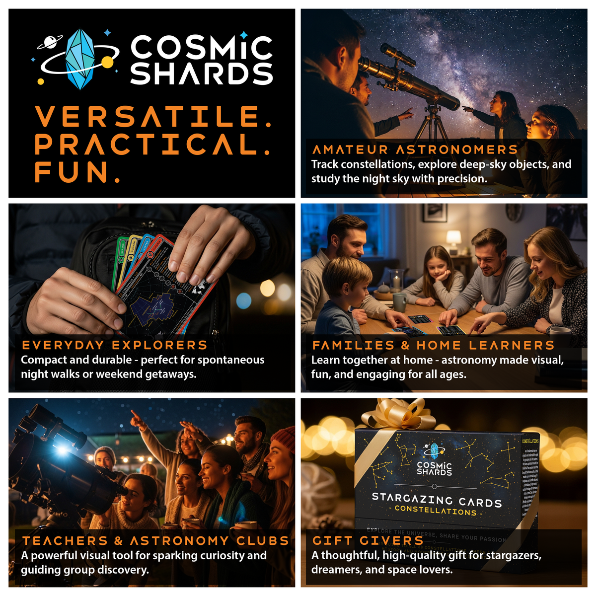 Stargazing Cards - Constellations